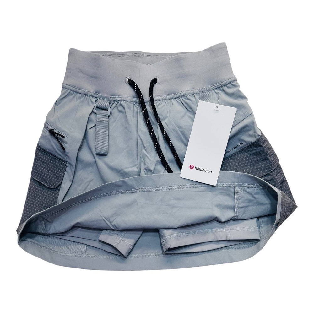 Lululemon Multi Pocket Cargo HR Hiking Skirt / Skort- Seal Grey - Picture 11 of 11